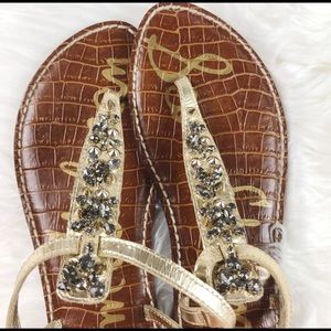 [SAM EDELMAN] Gwyneth Sandals Spikes & Gemstones